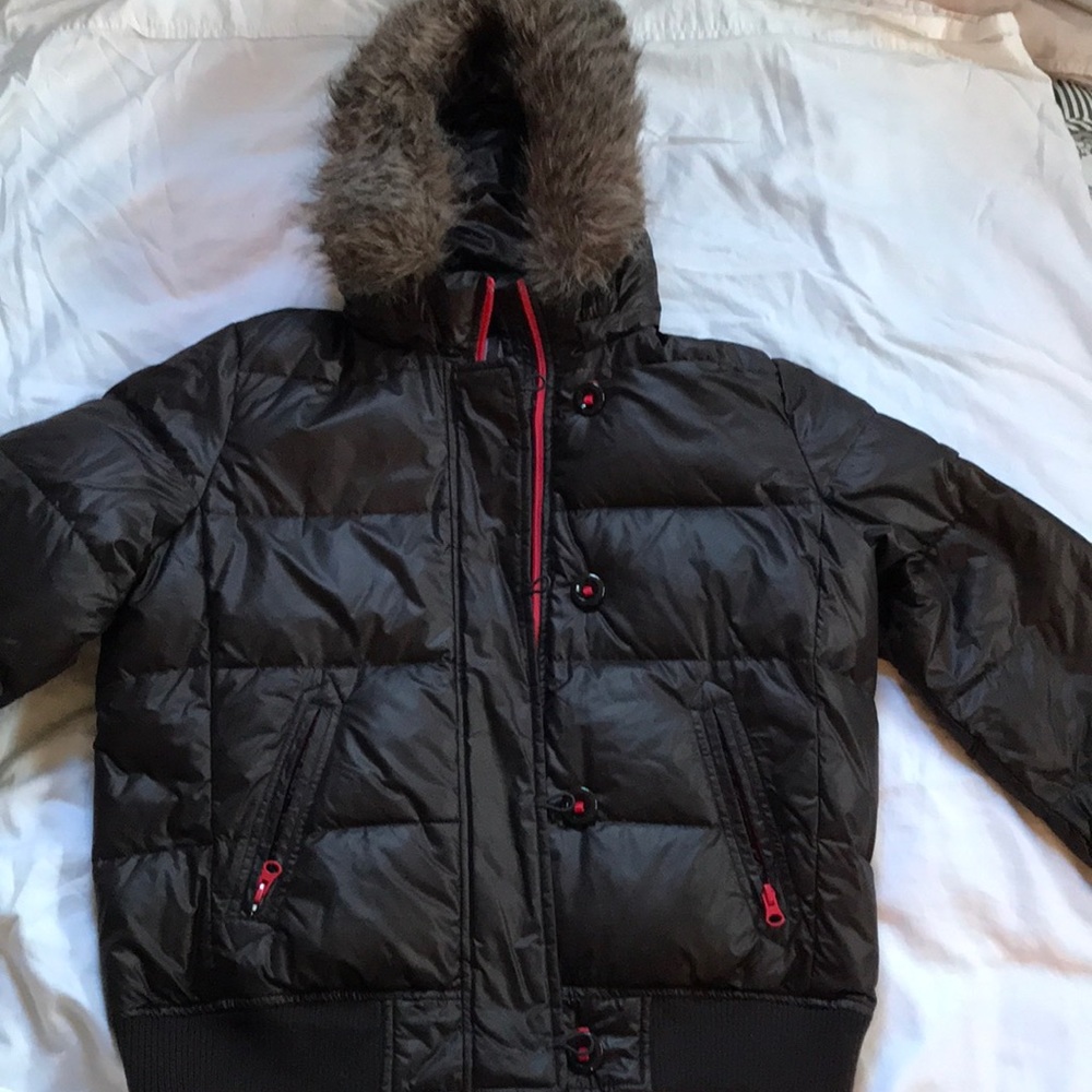 Brown gap Puffer Jacket